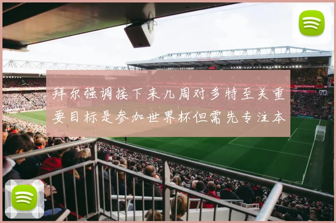 拜尔强调接下来几周对多特至关重要目标是参加世界杯但需先专注本赛季表现